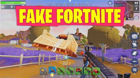 fake fortnite games to play